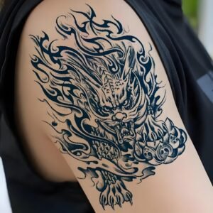 Tattoo-mythisches Tier