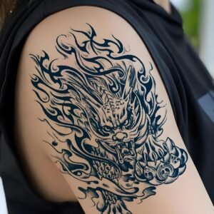 Tattoo-mythisches Tier